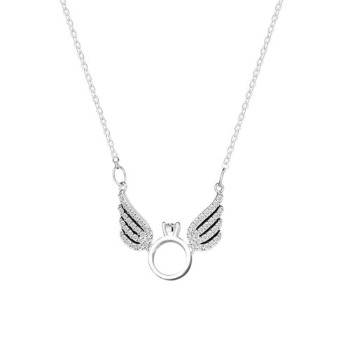 Silver 925 Necklace Wings